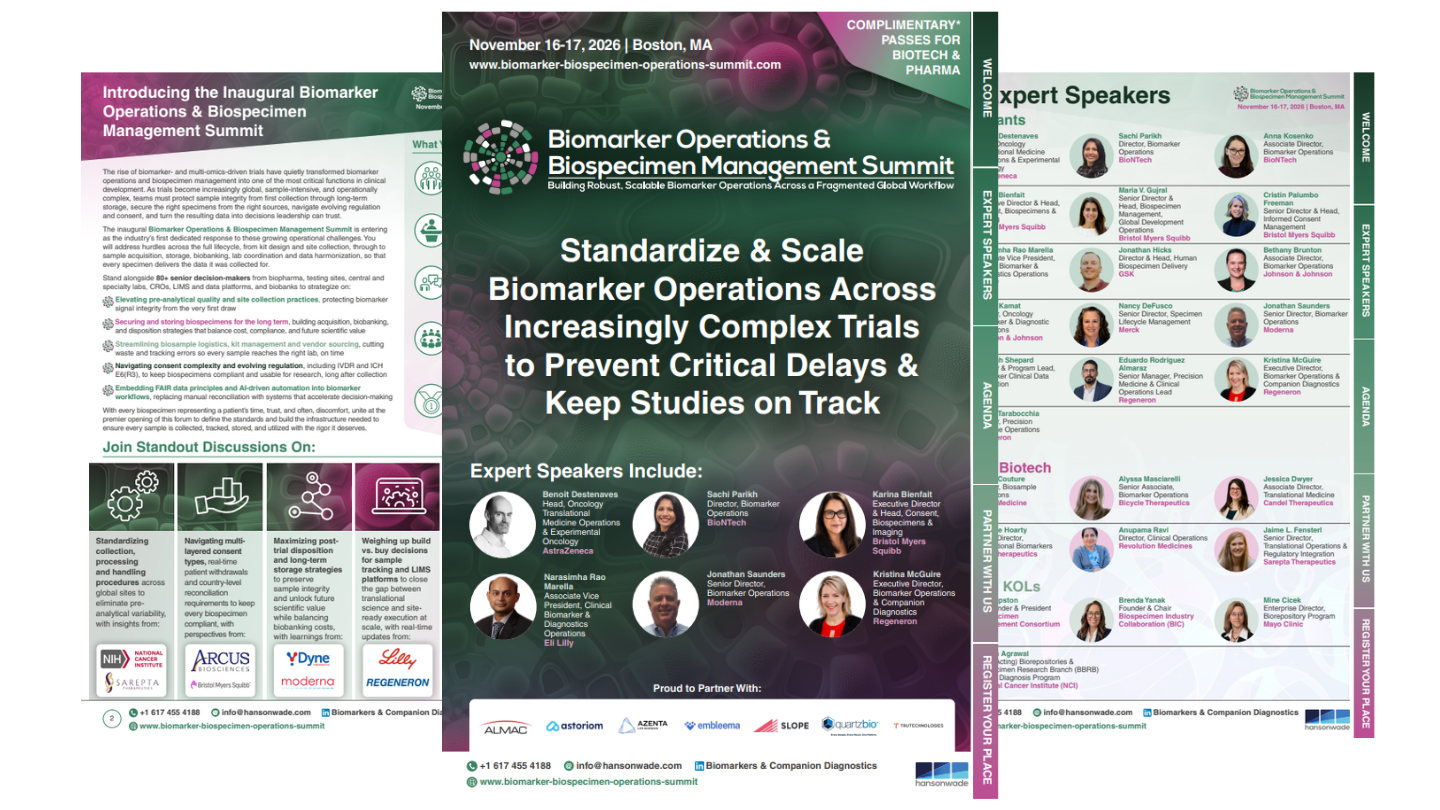 Biomarker Operations & Biospecimen Management - Brochure