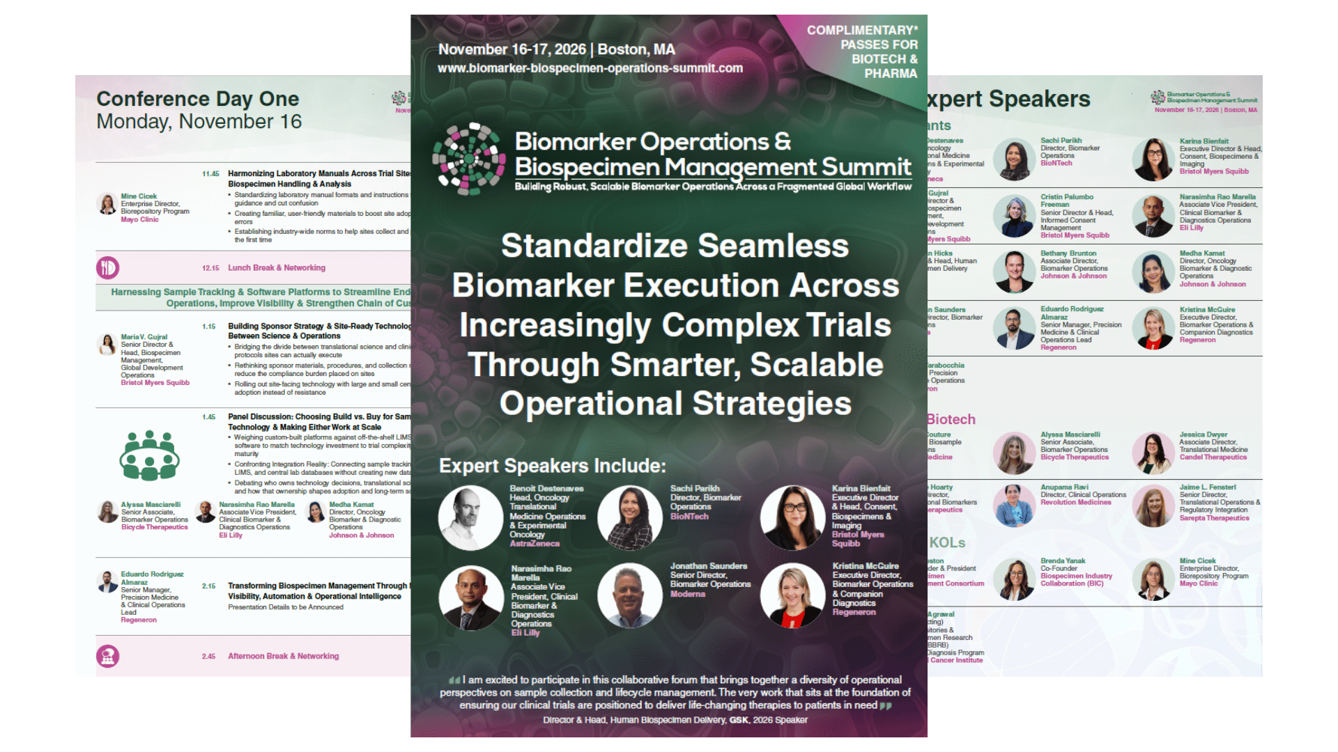 Biomarker Operations & Biospecimen Management Summit 2026 Event Guide